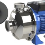 Sıcak Su Paslanmaz Santrifüj Pompa Kapalı Fan 90°C Monofaze (220V) 1.5HP